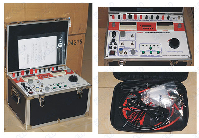 Máy kiểm tra bảo vệ rơle một pha GDJB-III đã sẵn sàng để vận chuyển