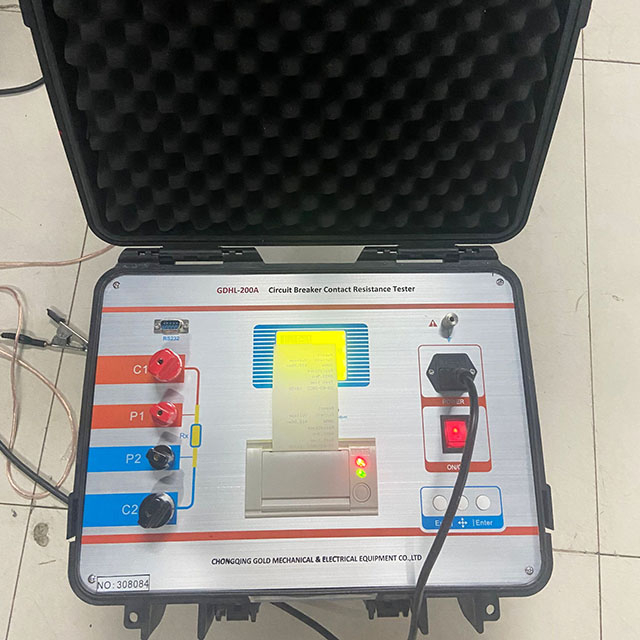 GDHL Series Breaker Breaker Test Testance Tester Micro ohmmeter 