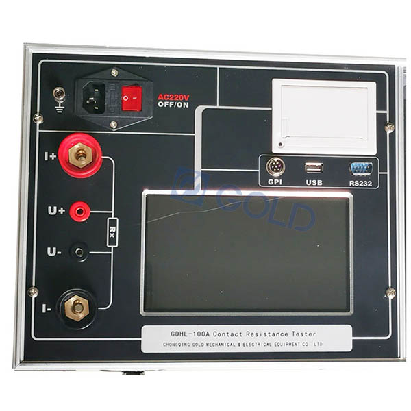 GDHL-100A di động điện áp cao di động kiểm tra điện trở tiếp xúc