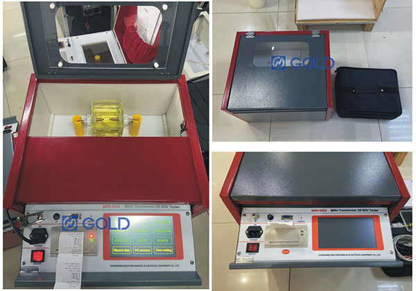 GDYJ-502A 80kV Transformer Oil BDV Tester đã sẵn sàng cho lô hàng