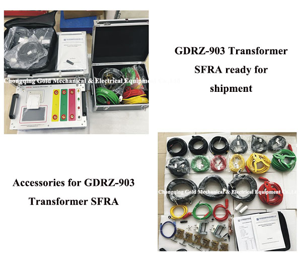 GDRZ-903 Transformer SFRA Winding Biến dạng Winding Tester đã sẵn sàng cho lô hàng